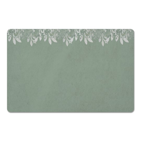 Floral Banner Floor Mat